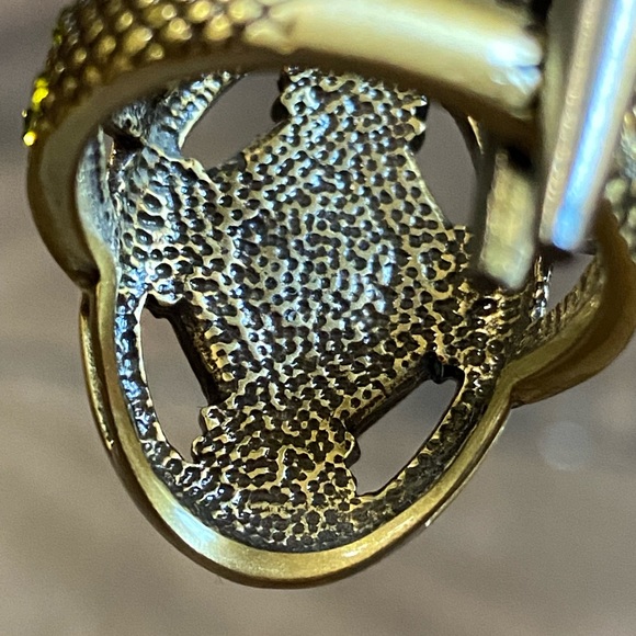 GORGEOUS Off Park Turquoise And Crystal Ring - Picture 6 of 10